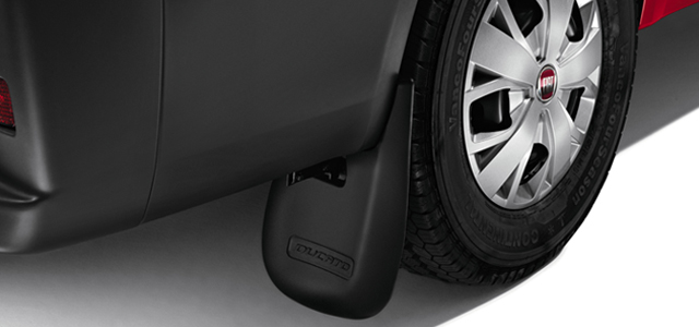 Rear rubber mud flaps - фото | FiatProfessional