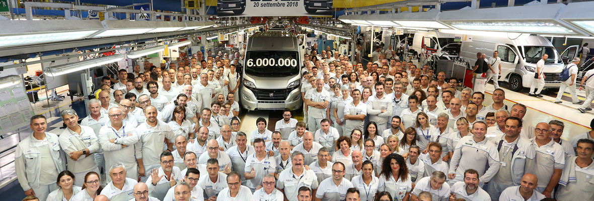 Завод «Sevel» з виробництва Ducato випустив 6 мільйонів автомобілів