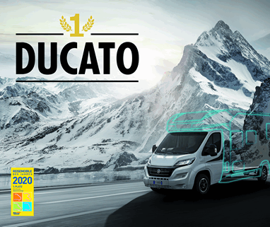 Ducato MY 2020 обраний «Кращою базою для автобудинків 2020 року» - фото | FiatProfessional